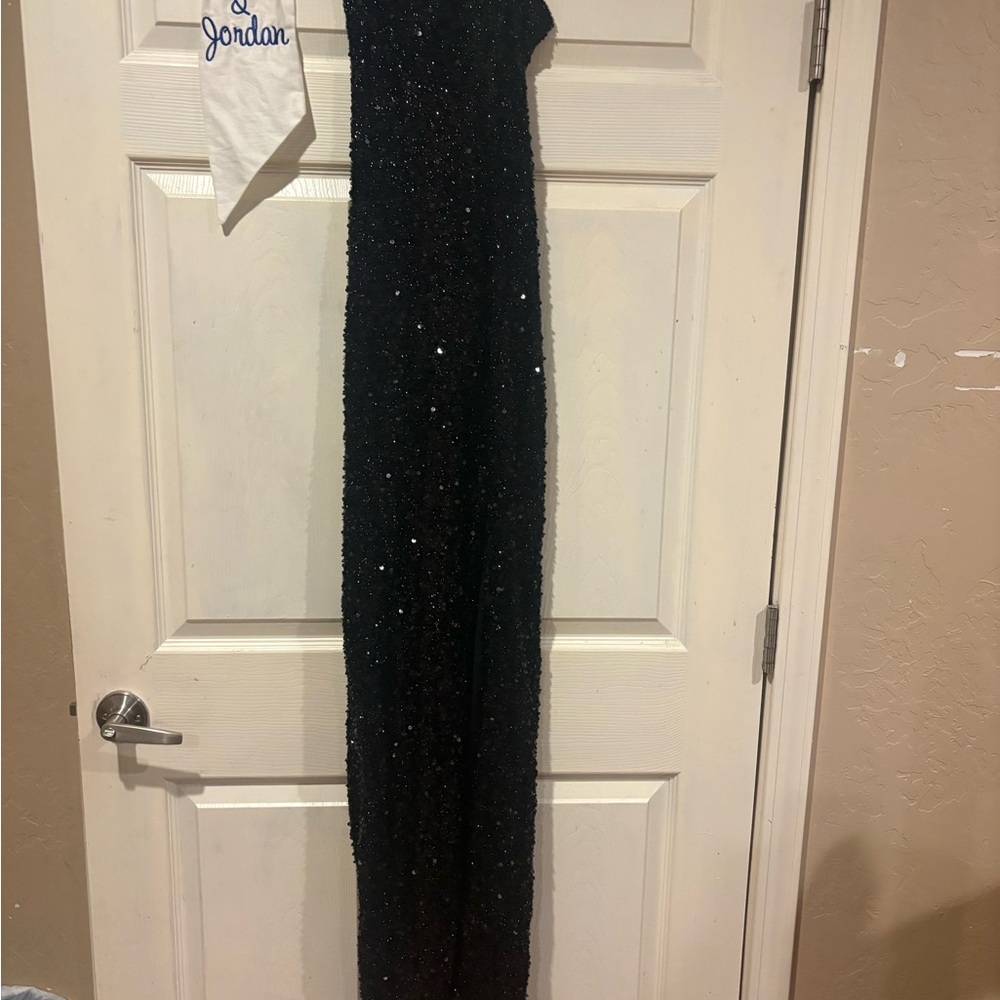 Fashion Nova Black Sequin Dress